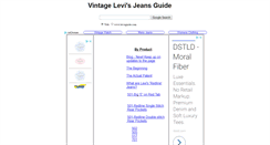 Desktop Screenshot of levisguide.com